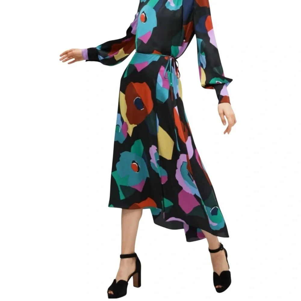 Kate Spade Floral Collage Wrap Skirt